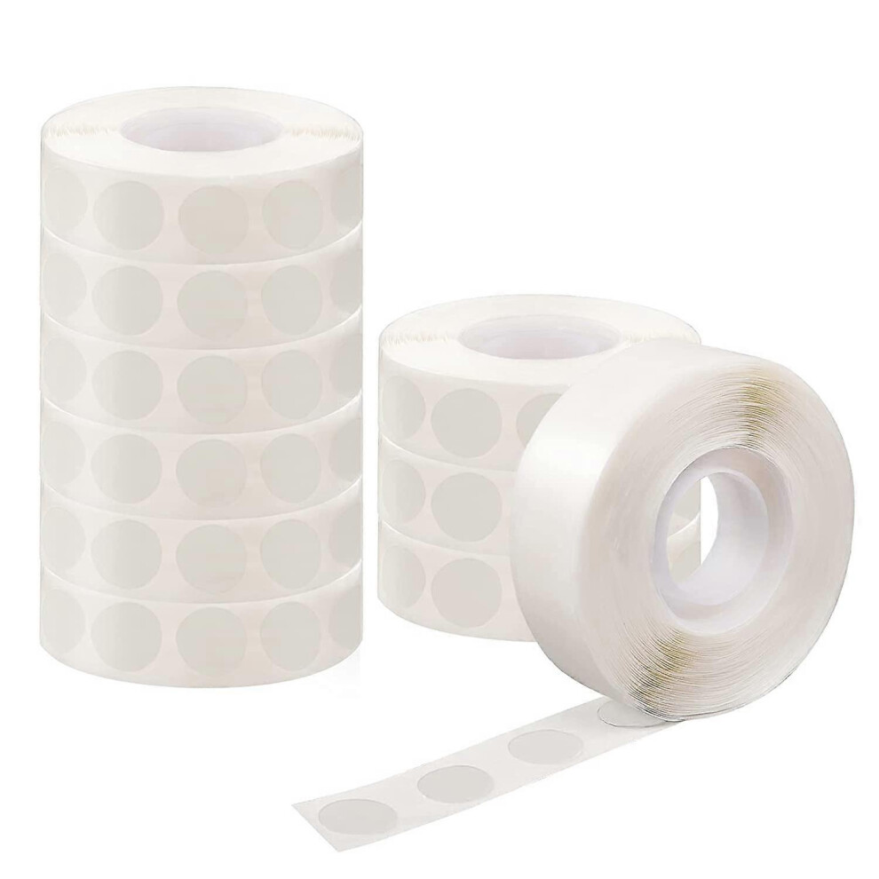 Konhill (As Show, One Size) Glue Point Balloon Glue Double Sided Dots 5000 Pcs Removable Adhesive Dots Of Glue Tape For Scrapbook Party Wedding Decoration (10