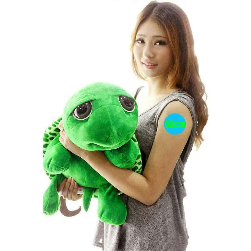 Konhill (As Show, One Size) Big Stuffed Animal Turtle Travel Pillow For Sleeping And Hugging Cute & Warm Tortoise Gift Toys