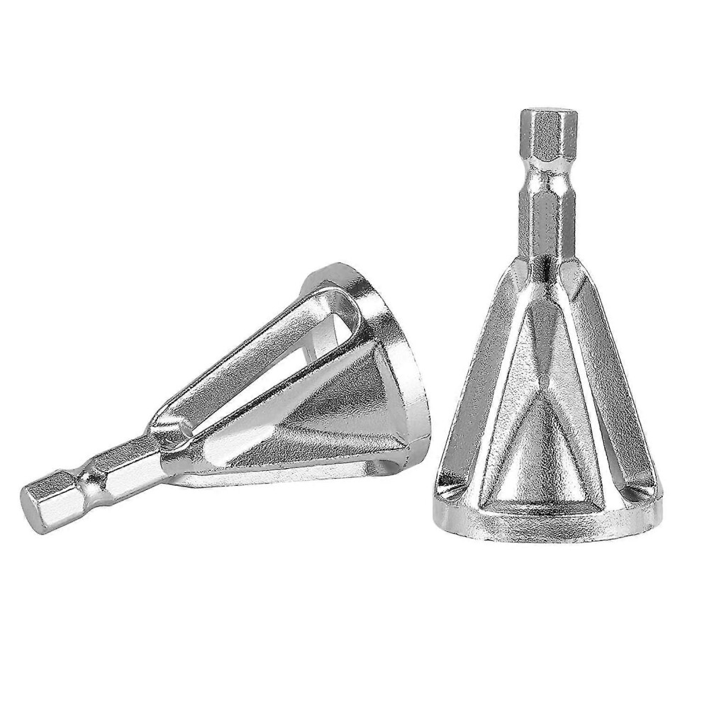 Konhill (As Show, One Size) Deburring External Chamfer Tool For Drill Bit,Burr Removal Bit Quickly Repairs Damaged Metal External Chamfer Deburring Tool For D