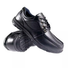 (UK Size 10) US BRASS Harrow Men's Classic Smart Formal Work School Lace Up Casual Boat Shoes