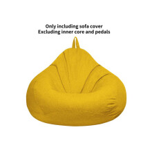 (Jaune, 100 x 120 cm) Housse de chaise en grand sac pour adultes, adolescents, enfants, housse de canap?,