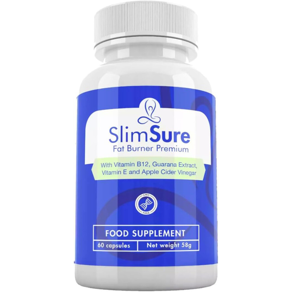 Lovely Supplements Slimsure Fat Burner Premium Natural Food Supplement 60 Capsules