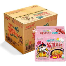 Samyang Hot Carbonara Ramen - 140g x 40 | Creamy Italian Carbonara | Harmonious Flavor Contrast