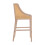 Living And Home (Grey) 2 Pcs Natural Rattan Bar Stools with Backrest 6
