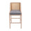 Living And Home (Grey) 2 Pcs Natural Rattan Bar Stools with Backrest 4