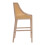 Living And Home (Beige) 2 Pcs Natural Rattan Bar Stools with Backrest 6