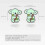 (As show, One size) Animal Earring Cute Dangle Earring 2