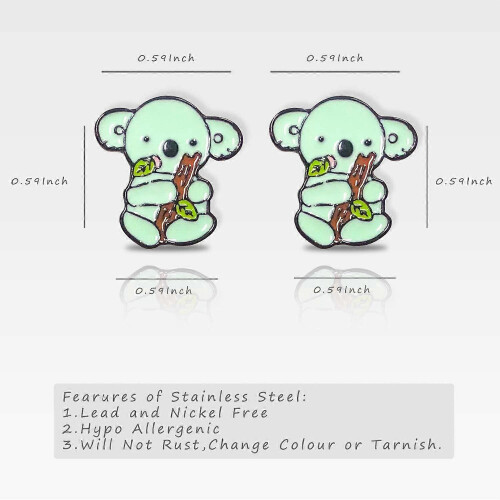 (As show, One size) Animal Earring Cute Dangle Earring 1