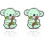 (As show, One size) Animal Earring Cute Dangle Earring 1