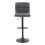 Living And Home 2 Pcs Velvet Upholstery Bar Stools with Low Backrest 3