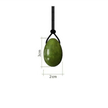 (Small) Natural South Jade Yoni Egg Jade Egg Lady Kegel Fitness Apparatus Vaginal Muscle Tightening Ball Jade Massager Kegel Egg