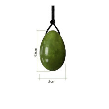(Big) Natural South Jade Yoni Egg Jade Egg Lady Kegel Fitness Apparatus Vaginal Muscle Tightening Ball Jade Massager Kegel Egg
