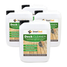 (4 x 5 Litre) SmartSeal Deck Cleaner - Powerful And Efficient Composite Decking Cleaner & Fence Cleaner- No Pressure Washing Cleaner for Wood- Removes Algae Easily!
