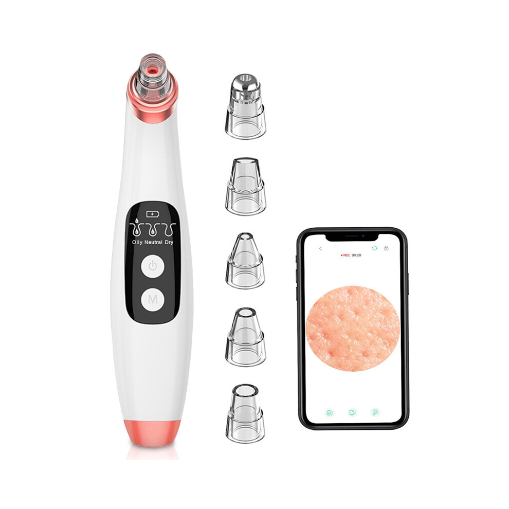 Goplushtoy Blackhead Remover Wifi Cam Pore Vacuum Suction Electric Face Nose Acne Cleaner