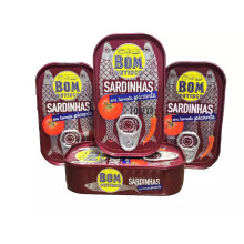 4 Cans Portuguese Sardines in Spicy Tomato Sauce Portugal 4 x 120g