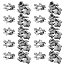 100Pcs Cabinet Spring Loaded Iron Straight Loop Toggle Latch 45mm Length