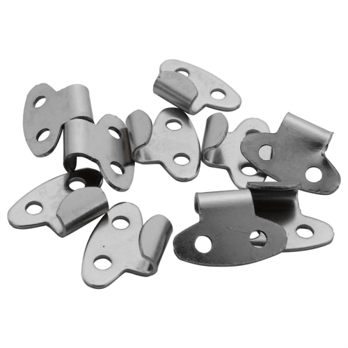 100Pcs Cabinet Spring Loaded Iron Straight Loop Toggle Latch 45mm Length 2