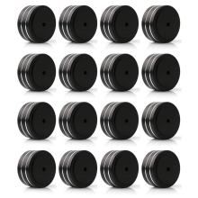 16Pcs 40X20mm Aluminum HiFi AMP Speaker Isolation Stand Turntable Feet Pad