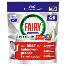Fairy Professional Platinum Plus Dishwasher Tablets - 59 Capsules