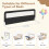Costway Toddlers Bed Rail Guard 150CM Foldable Baby Bed Rail-Black 9