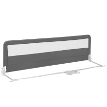 Toddlers Bed Rail Guard 180CM Foldable Baby Bed Rail-Grey