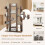 Casart Tree Bookshelf Display Cube Shelf Corner Books Storage Organizer 9