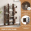 Casart Tree Bookshelf Display Cube Shelf Corner Books Storage Organizer 8