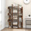 Casart Tree Bookshelf Display Cube Shelf Corner Books Storage Organizer 5