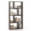 Casart 5-Tier Geometric Bookshelf 120 CM High Bookcase Storage Organizer Grey 1