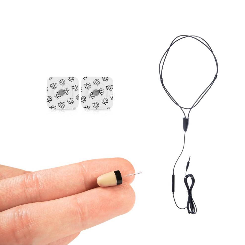 Coomax Spy Earpiece Hidden Wireless Earphones Invisible Headset Phone Microphone For Exam - Mini Secret Headphone Listening Device Hearing In Ear 631390819936