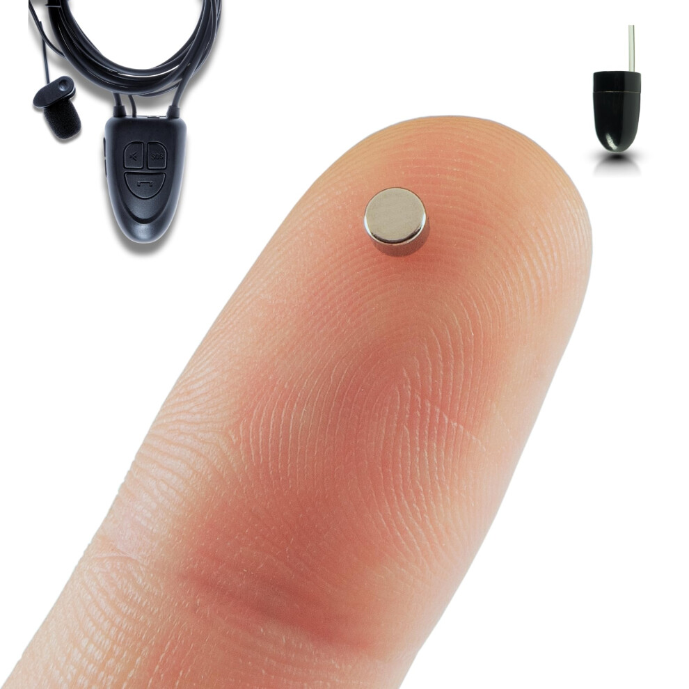 Pingaoculto Spy Earpiece Bluetooth Wireless Earphones Invisible Hidden Mini Headset Exam Phone Wired Microphone - Secret Earphone Micro Listening 706212918354