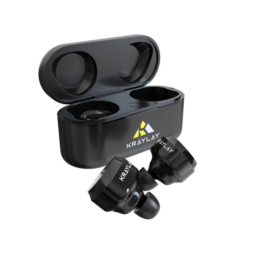 Photos - Headphones Kraylay Wireless Earbuds- Bluetooth 5.3, 40H Playtime, IPX7 Waterproof Active Noise canceling |Memory Foam+ Silicon Ear Tips