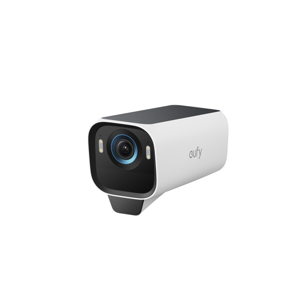 Eufy Security Eufycam S3 Pro Add-On Solar Security Camera Outdoor Wireless, Colour Night Vision, 4K Resolution, Forever Power 2.0, Face Recognition