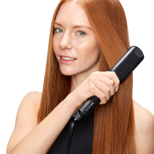 Cloud Nine CLOUD NINE The Wide Iron Hair Straightener Gift Set | Ceramic Floating Plates Cushion Spring Flex Technology | Variable Temperature Control 100?C - 1