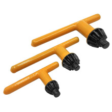 Mesee 3 Packs Drill Chuck Key Wrench Set, Universal Impact Chuck Keys Replacement 3 Sizes T Key Drill Press Wrench Repair Tools for 6mm/10mm 13mm 16mm