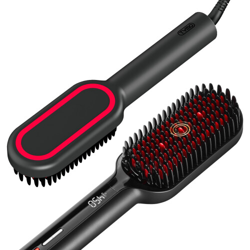 tymo Spazzola per Capelli 2023 Aggiornata TYMO Ionic Plus con Setole Dense, 16 Temperature, Dual Voltage