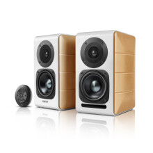 Edifier S880DB Bluetooth Optical Coaxial Active Powered Bookshelf Speakers Near-Field Monitors Great for Gaming, Computers, and TV