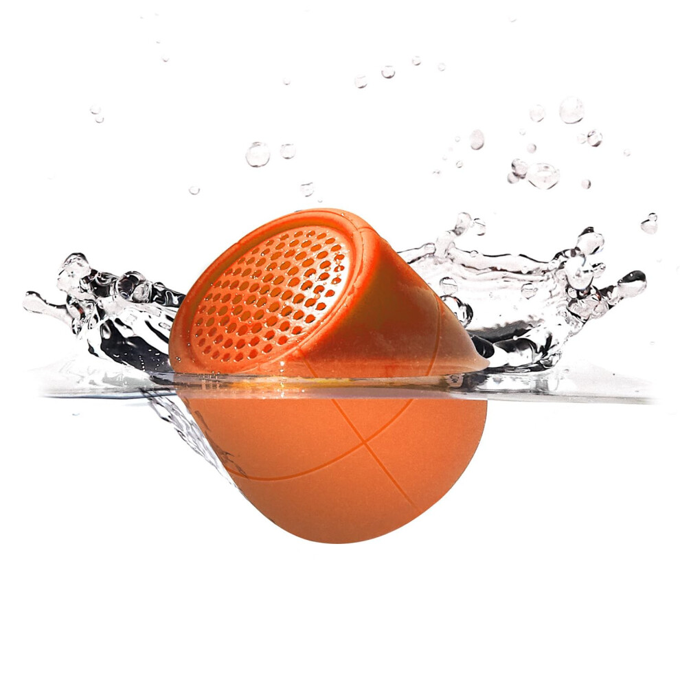 Lexon Mino X Floating Bluetooth Speaker, Ipx7 Water Resistant, Rechargeable & Pairable - Orange 3660491006133