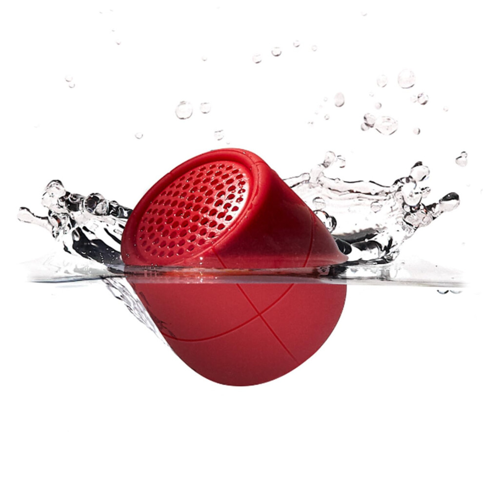 Lexon Mino X Floating Bluetooth Speaker, Ipx7 Water Resistant, Rechargeable & Pairable - Red 3660491200678