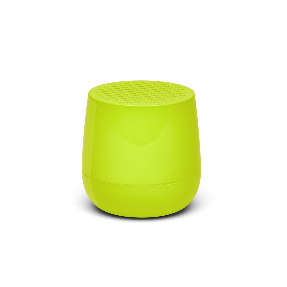 Lexon Yellow Mino+ Portable Bluetooth Mini Speaker With Hd Sound, Rechargeable And Pairable - Fluo
