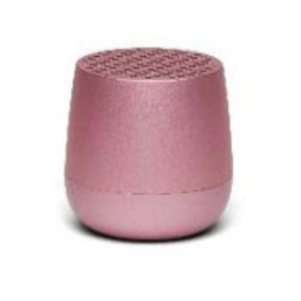 Lexon Pink Mino+ Portable Bluetooth Mini Speaker With Hd Sound, Rechargeable And Pairable