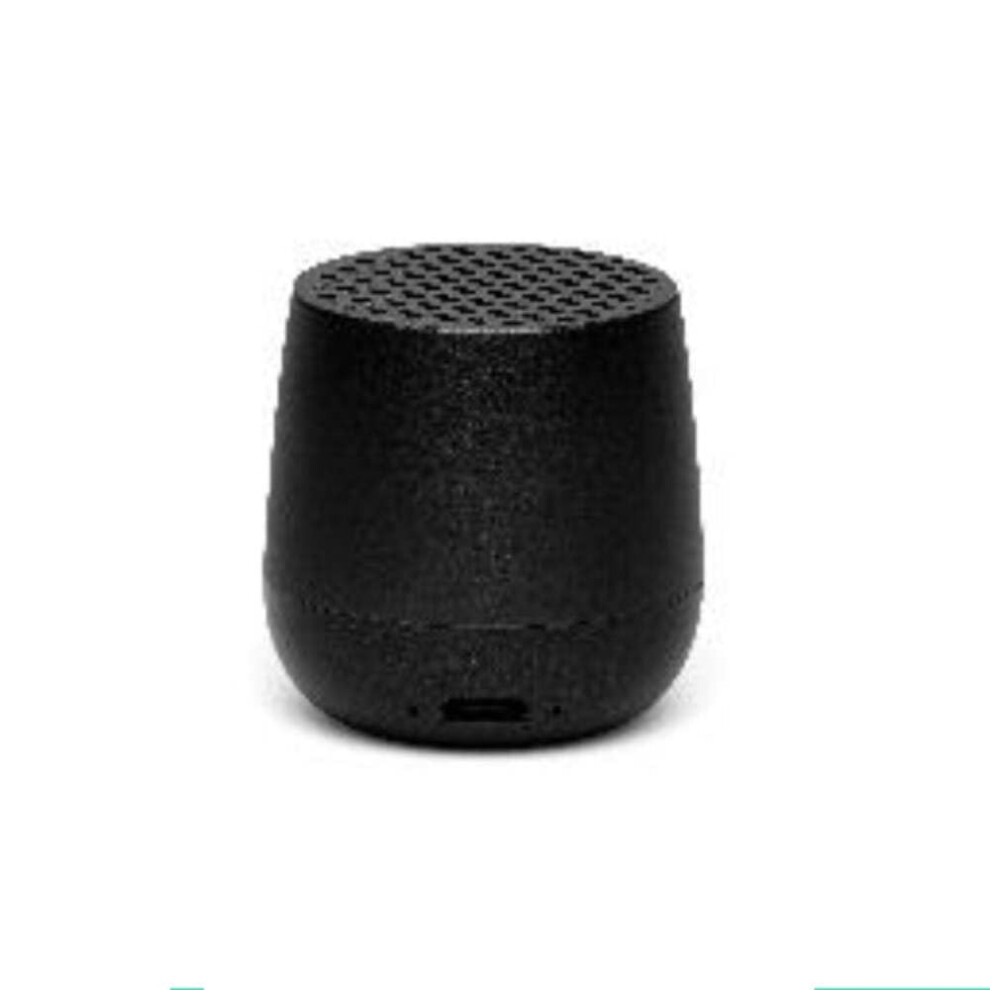 Lexon Black Mino+ Bluetooth Rechargeable Speaker