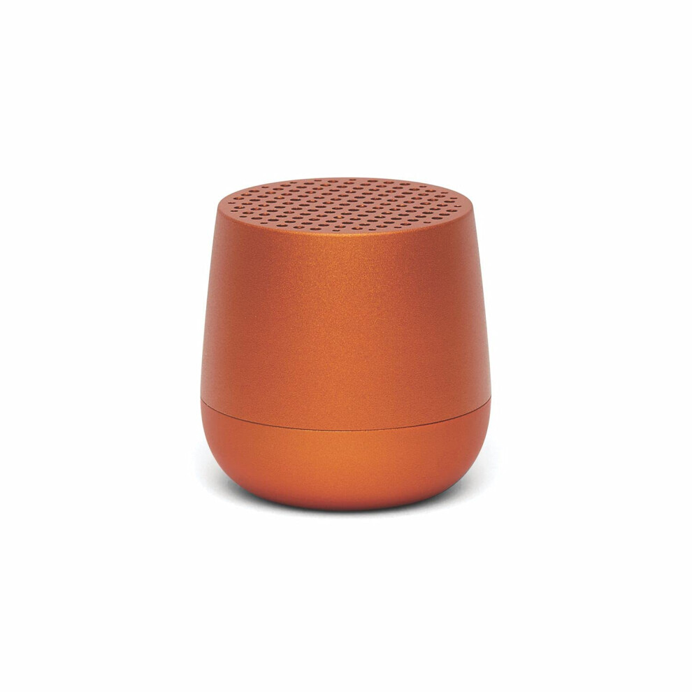 Lexon Mino+ Portable Bluetooth Mini Speaker With Hd Sound, Rechargeable And Pairable - Orange 3660491203778