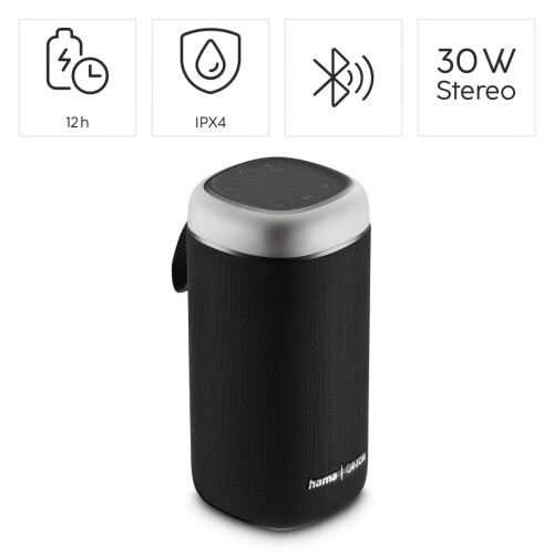 Hama Bluetooth Speaker Glow Pro 30 W waterdicht IPX4 LED Lichteffecten 2