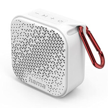 Hama Bluetooth Speaker Pocket 3.0 Box for Mobile Phone Compact Mini Speaker with Bluetooth, AUX and Practical Carabiner Small Mobile Music Box
