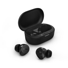 PHILIPS TAT1209BK True Wireless In Ear Bluetooth Headphones - Small Buds, Great Value, Natural Sound with Dynamic Bass, Clear Calls and Pocket-Sized