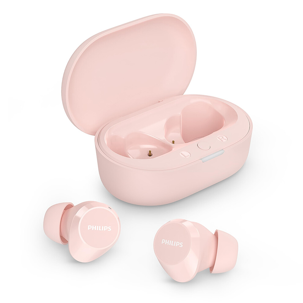 Philips Tat1209pk True Wireless In Ear Bluetooth Headphones - Small Buds, Great Value, Natural Sound With Dynamic Bass, Clear Calls And Pocket-Sized