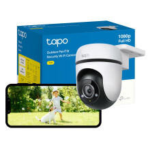 Tapo TC40 Pan/Tilt Outdoor Security Camera, 1080p Full HD, 360? Smart Person Detection Motion Tracking, Night Vision, WiFi Camera No Monthly Fee,