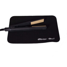 Extreme Heat Protection Safety Flat Mat for GHD Hair Straighteners and Tongs (Black)