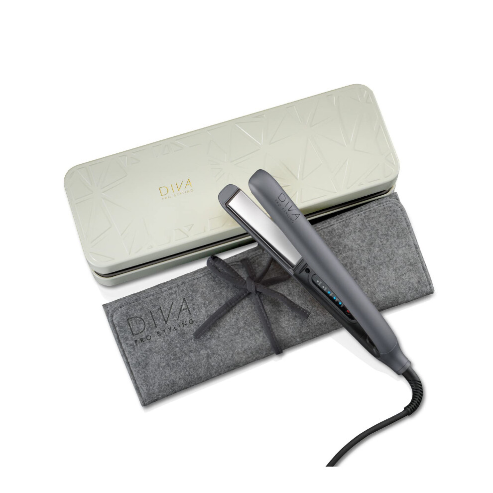Straighteners By Diva Professional Styling Precious Metals Professional Touch Straightener Titanium, 4.74kg, PRO202